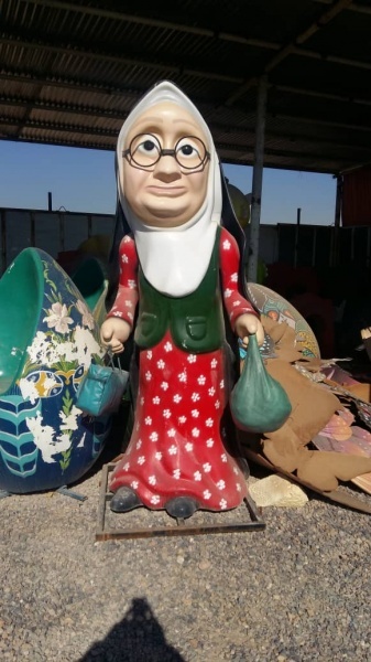 ساخت انواع مجسمه های شهری فایبرگلاس