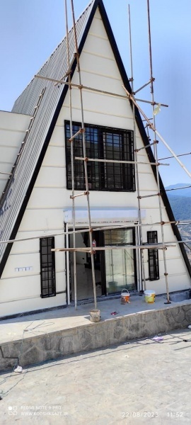 نمای جدید بر روی سازه ال اس اف(پنل سیمانی سبک)